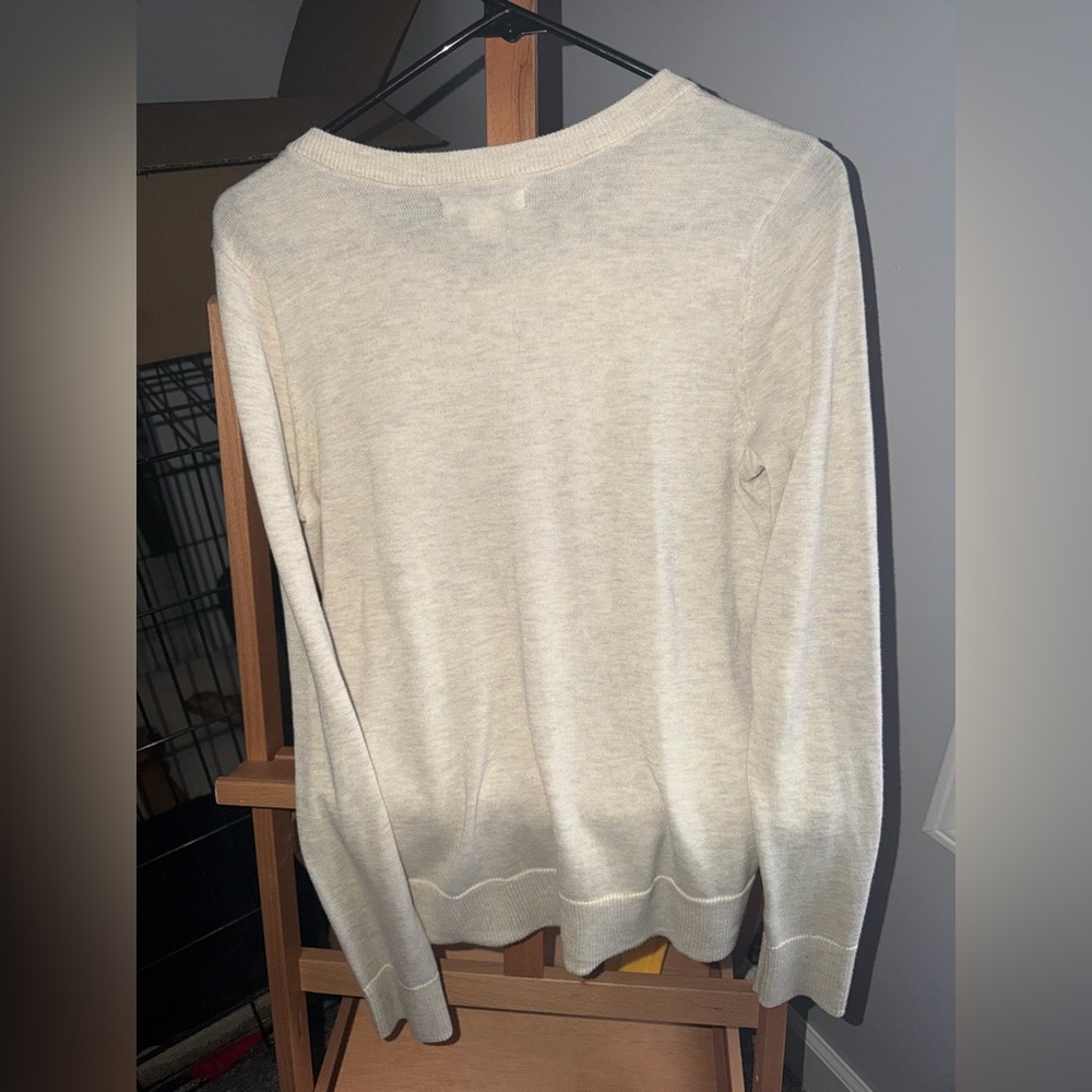 Amazon Essentials Women's Beige Cardigan Sweater - Picture 4 of 5